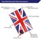 Union Jack Flag Party Flask: 2 liter British Flag Flasks Make the Perfect Drink Dispenser for Your St Georges Day or Guy Fawkes,Bonfire Night Party Supplies,Football, Cricket,or Rugby Parties and More